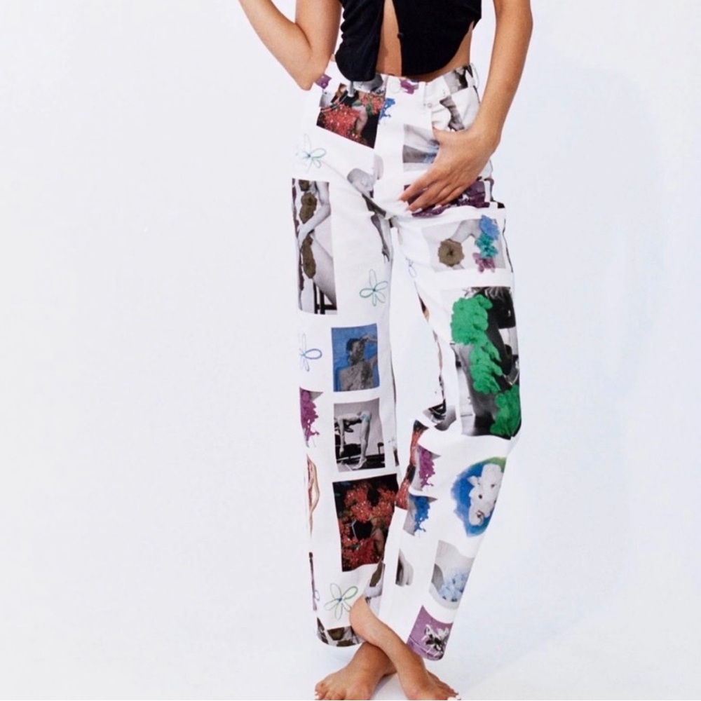 With Jean x Lord Newry “ Morphology “ Collection White Denim Jean Size Large